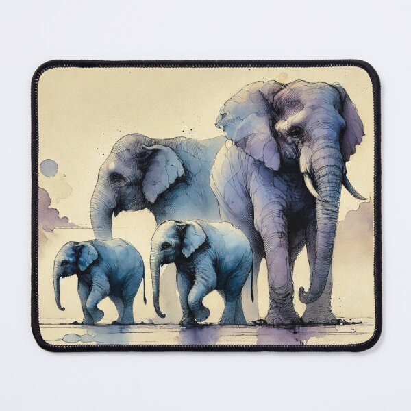 Item preview, Elephant Family designed and sold by FusiTink.