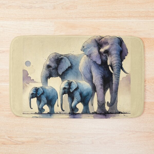 Item preview, Elephant Family designed and sold by FusiTink.