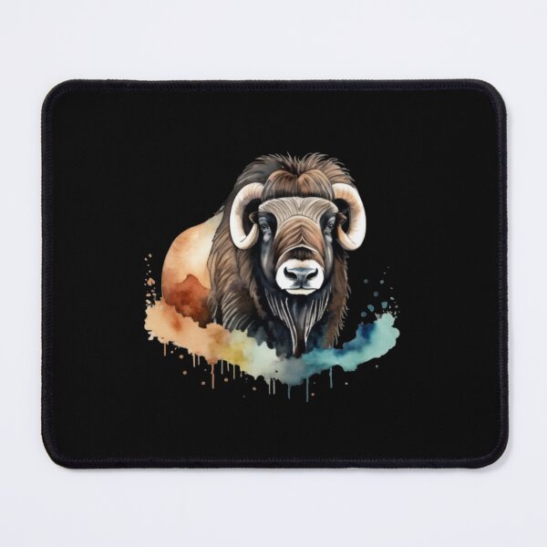 Item preview, musk ox watercolor designed and sold by EuropeanPrints.