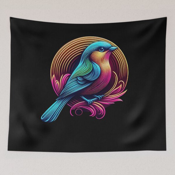 Item preview, Neon Bird designed and sold by LvlUpPrints.