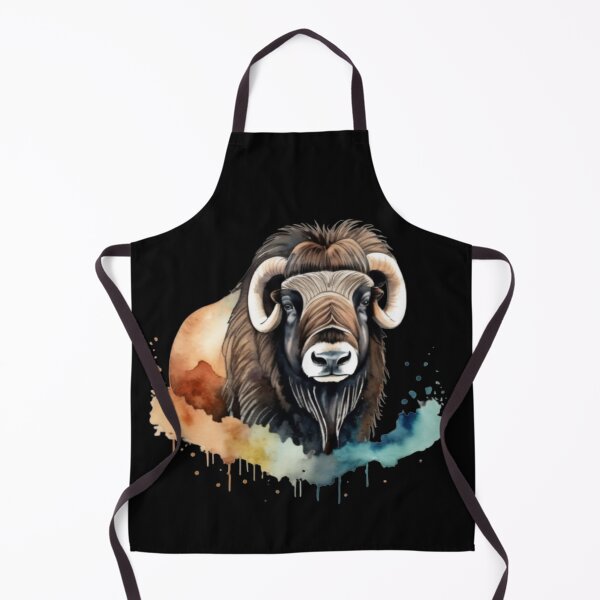 Item preview, musk ox watercolor designed and sold by EuropeanPrints.