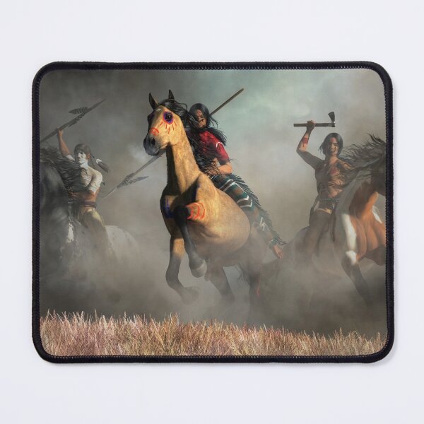 Item preview, Native American Warriors Ride into Battle designed and sold by Daniel Eskridge.