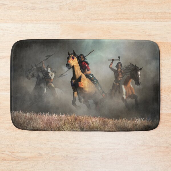Item preview, Native American Warriors Ride into Battle designed and sold by Daniel Eskridge.