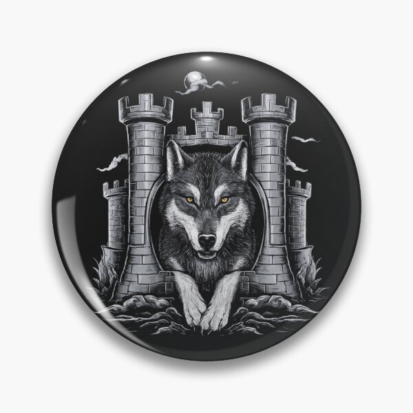 Item preview, Wolf guarding the entrance to the castle designed and sold by ART-SUNRISE.