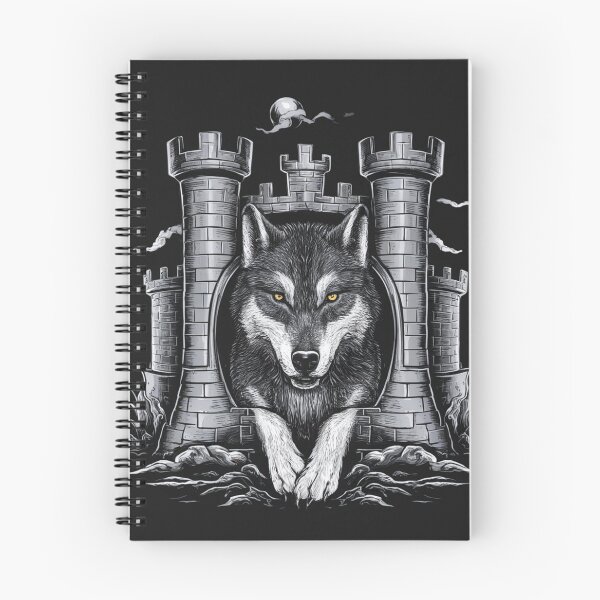 Item preview, Wolf guarding the entrance to the castle designed and sold by ART-SUNRISE.