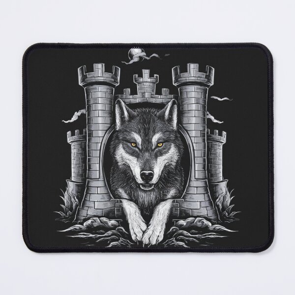 Item preview, Wolf guarding the entrance to the castle designed and sold by ART-SUNRISE.