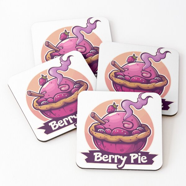 Item preview, Cute Berry Pie | Adorable Berry Dessert Graphic for Food Lovers designed and sold by -DEEWOLF-.