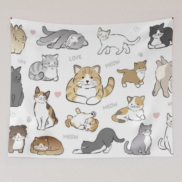 Item preview, Cat patterns  designed and sold by Starfox120.