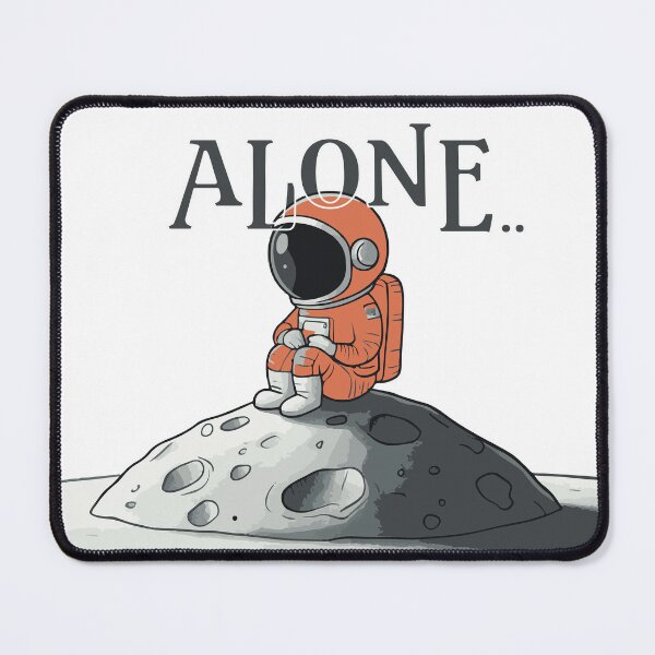 Item preview, Lone astronaut , Me and loneliness designed and sold by hussain-dz.