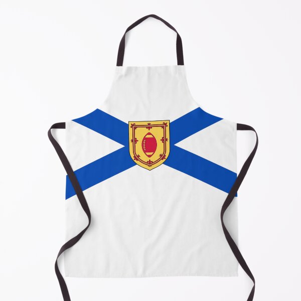 Item preview, Nova Scotia Flag with Canadian Football Shield (Bratach Alba Nuadh le sgiath ball-coise Chanada) designed and sold by JonathanR1994.