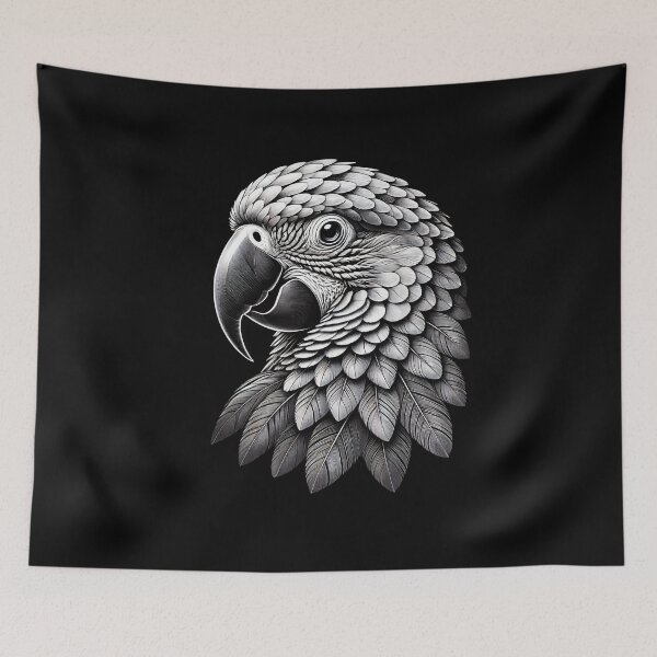 Item preview, Cute Parrot Perching designed and sold by Blink Art Studio.