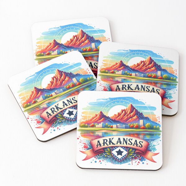 Item preview, Colección de acuarelas de mapas de viajes retro de los estados de EE. UU.: ¡camisetas, tazas, calcomanías y más! designed and sold by artedigital99.