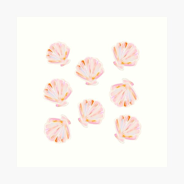 Aperçu de l'œuvre des coquillages à l'aquarelle ! créée et vendue par Abbygcarter.