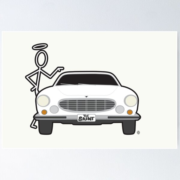 Item preview, The Saint Vintage Swedish Car P1800, P1800S, P1800E and P1800ES designed and sold by Bram Donker.
