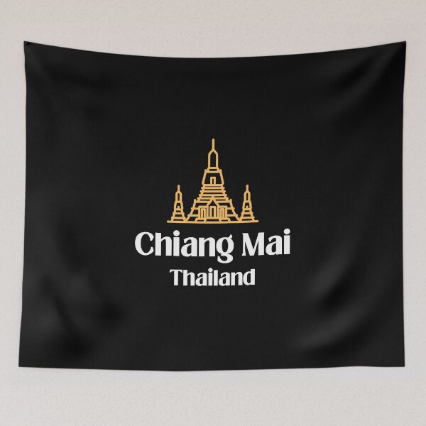 Item preview, Chiang Mai Thai Temple Design designed and sold by RektRepublic.