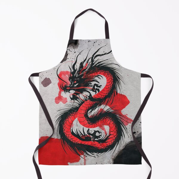Item preview, Black And Red Dragon Ink designed and sold by karsad.