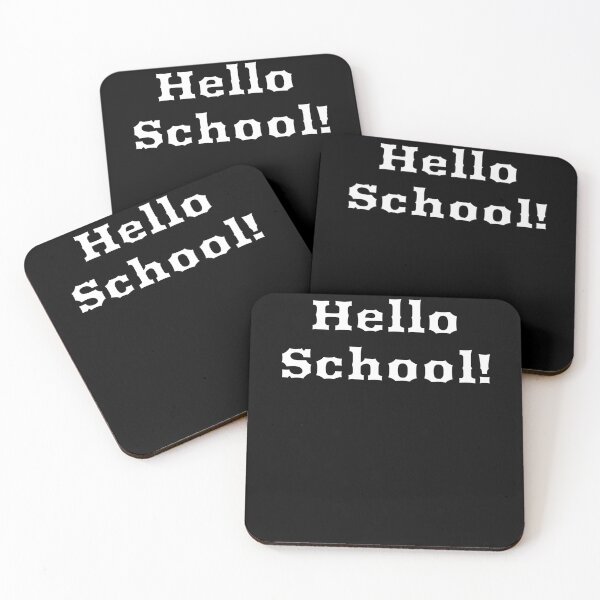Item preview, hello school designed and sold by EuropeanPrints.