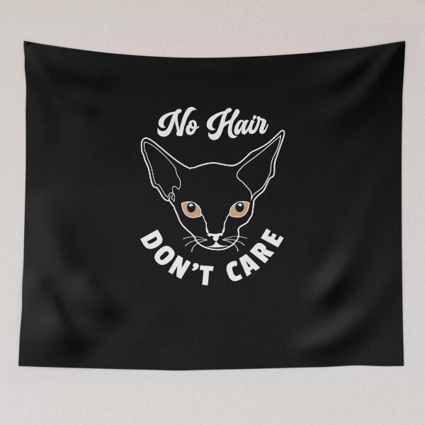 Item preview, No Hair Don’t Care" T-shirt designed and sold by bluehatgraphics.