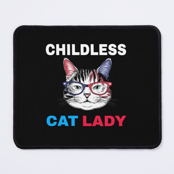 Item preview, Childless Cat Lady 2024 Kamala Harris designed and sold by TahfahTk.