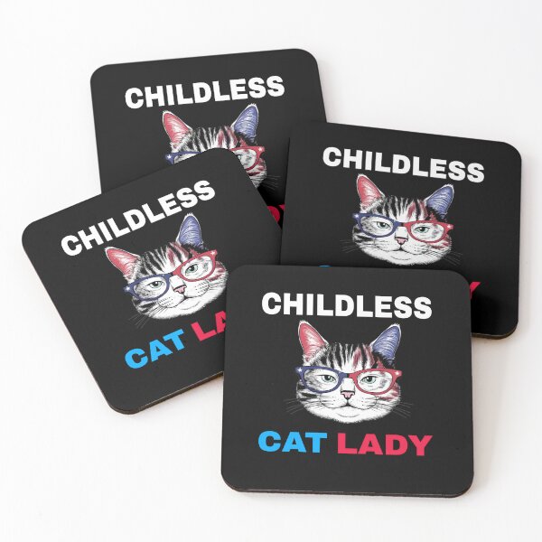 Item preview, Childless Cat Lady 2024 Kamala Harris designed and sold by TahfahTk.