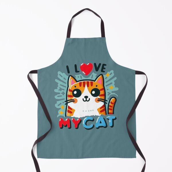 Item preview, I Love My Cat designed and sold by Myra365Art.