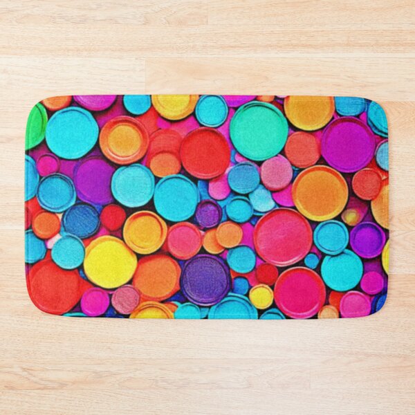 Item preview, Vibrant Polka Dot Art designed and sold by Health And Fitness Posts e-Store.