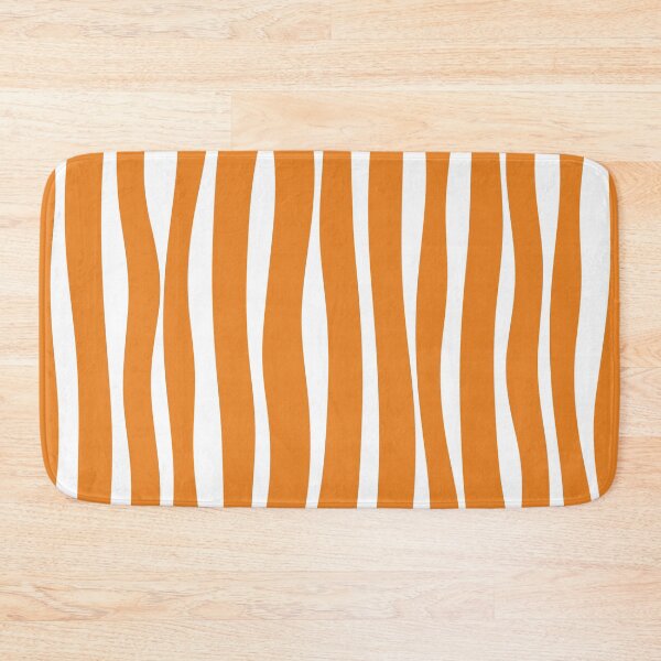 Item preview, Abstract vertical waves pattern in orange color design. designed and sold by HEMRO.