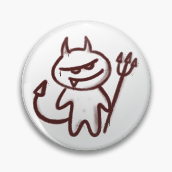 Item preview, Graffiti Devil with pitchfork designed and sold by Nigh-designs.