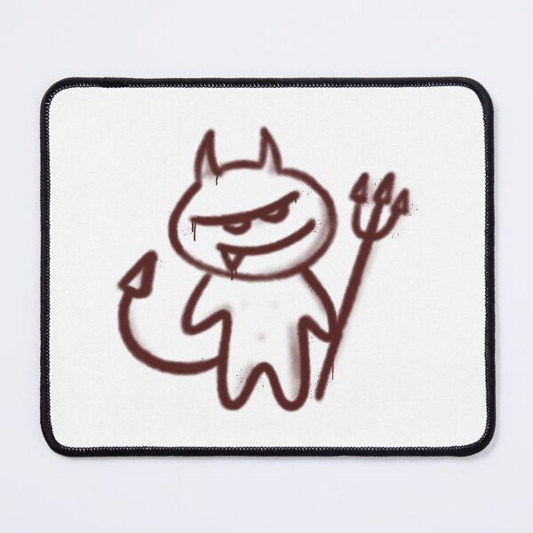 Item preview, Graffiti Devil with pitchfork designed and sold by Nigh-designs.