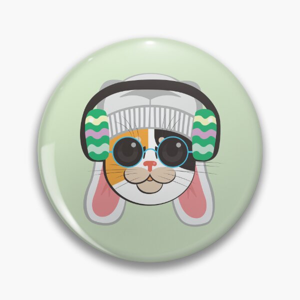 Item preview, Radio Calico: Callie Cottontail Easter Pin! designed and sold by RadioCalico.