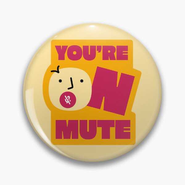 Item preview, you're on mute | software stickers | corpo stickers | tech stickers designed and sold by PoshPixel.