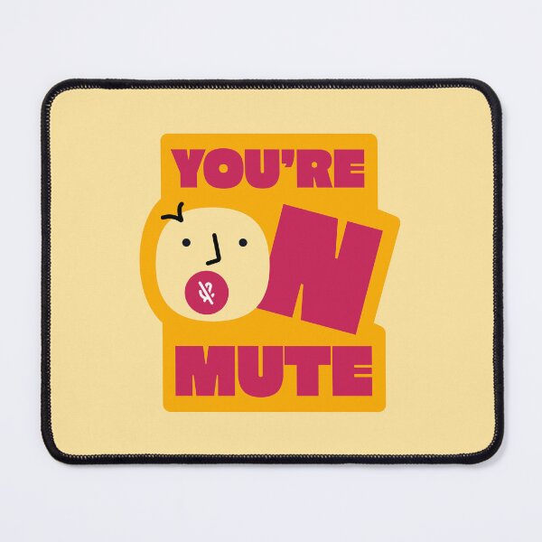 Item preview, you're on mute | software stickers | corpo stickers | tech stickers designed and sold by PoshPixel.