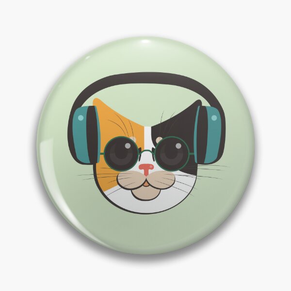 Item preview, Radio Calico: DJ Callie Pin! designed and sold by RadioCalico.