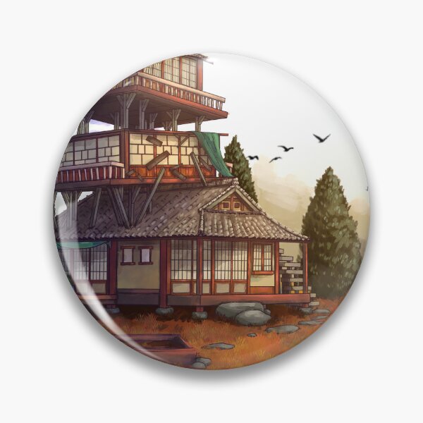 Item preview, Fantasy Japanese Style House designed and sold by RumpledCrow.
