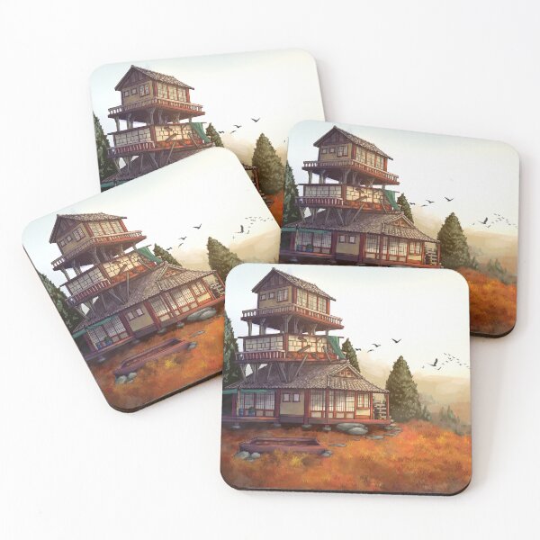 Item preview, Fantasy Japanese Style House designed and sold by RumpledCrow.