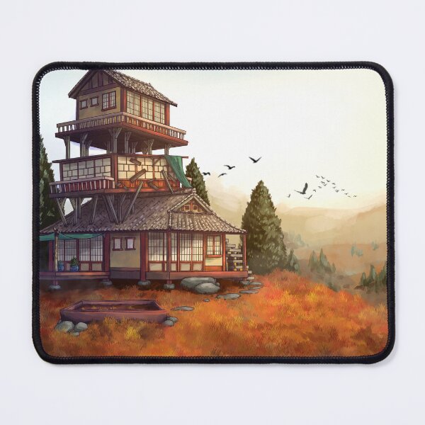 Item preview, Fantasy Japanese Style House designed and sold by RumpledCrow.
