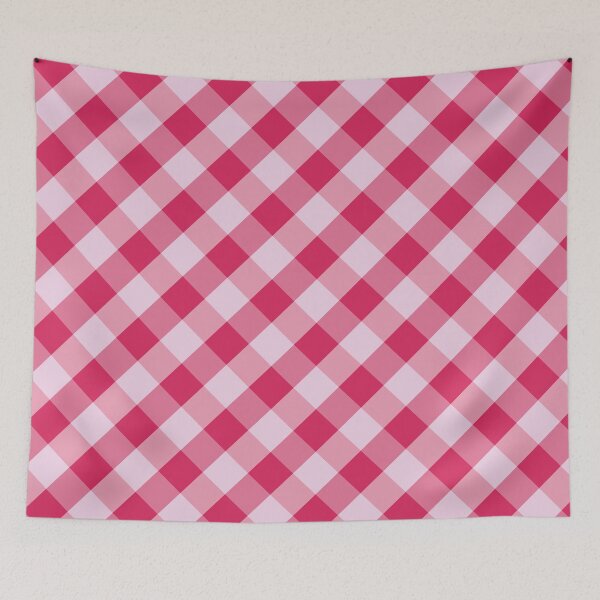 Item preview, Pink Gingham Style Pattern designed and sold by SJ-Merch.