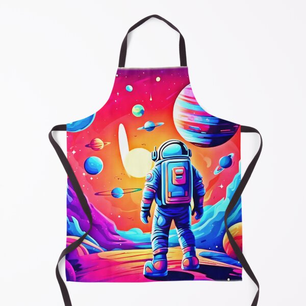 Item preview, Vibrant Astronaut Cartoon Art designed and sold by Health And Fitness Posts e-Store.