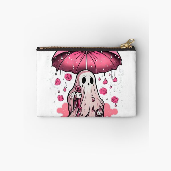 Item preview, ghost, umbrella, rain, rose, pink, flowers, lonely designed and sold by Chemikal1993.