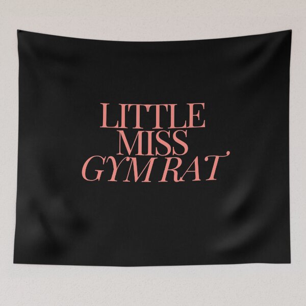 Item preview, Little miss gym rat gym girl quote gym motivation quotes shirts designed and sold by VBRIdesings.