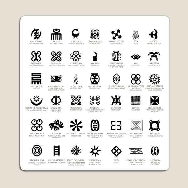 Item preview, West African Adinkra Symbols designed and sold by Natalie Dowling.