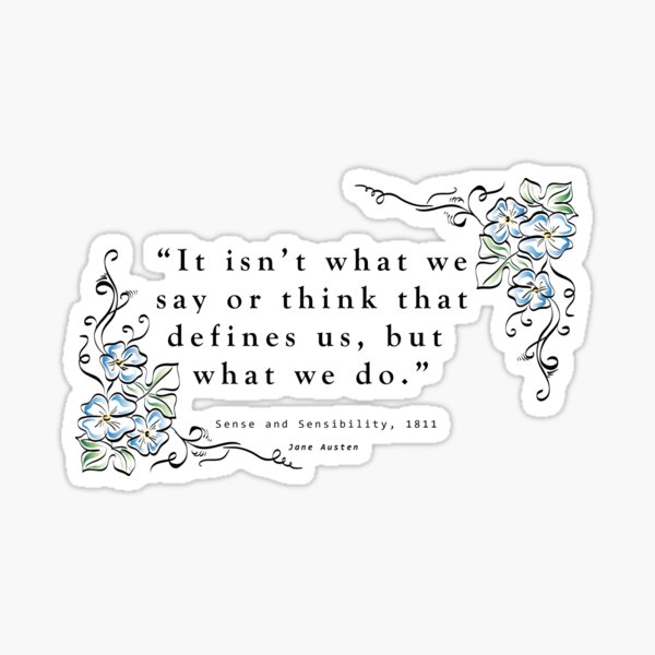 Item preview, Jane Austen Sense and Sensibility romance Quote designed and sold by CodeMug.