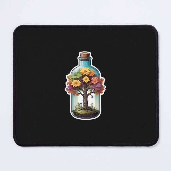 Item preview, Cute colorful flower tree in a bottle designed and sold by Inkwell grove.