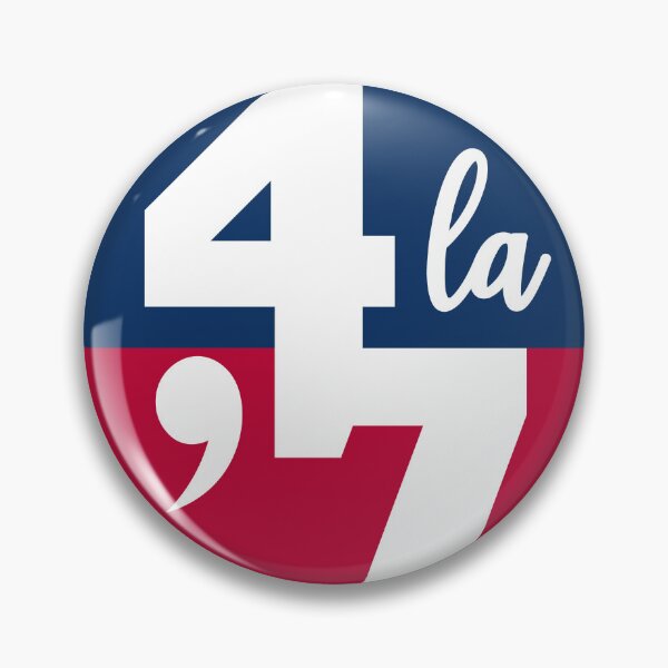 Item preview, Comma La Harris 47th President Election with Punctuation Mark Typographic Style Badge designed and sold by Trendsecne.