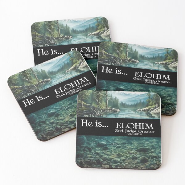 Item preview, He is...Elohim God Judge Creator Genesis 1:1 designed and sold by WideIsTheGate.