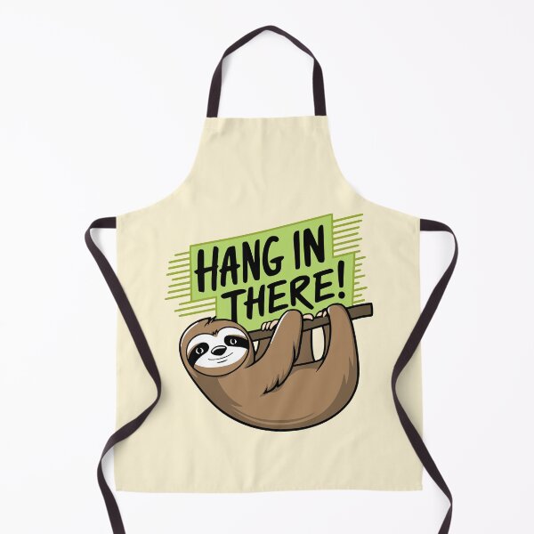 Item preview, Hang In there! Cute Lazy Sloth Pun designed and sold by PMCreative.