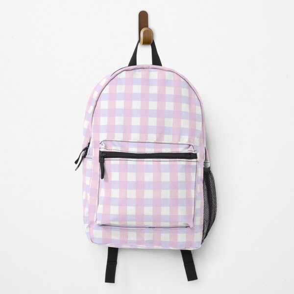 Item preview, Cottagecore Pink and Lavender Gingham Plaids Grandmillennial designed and sold by Gourmet Neko Art | .