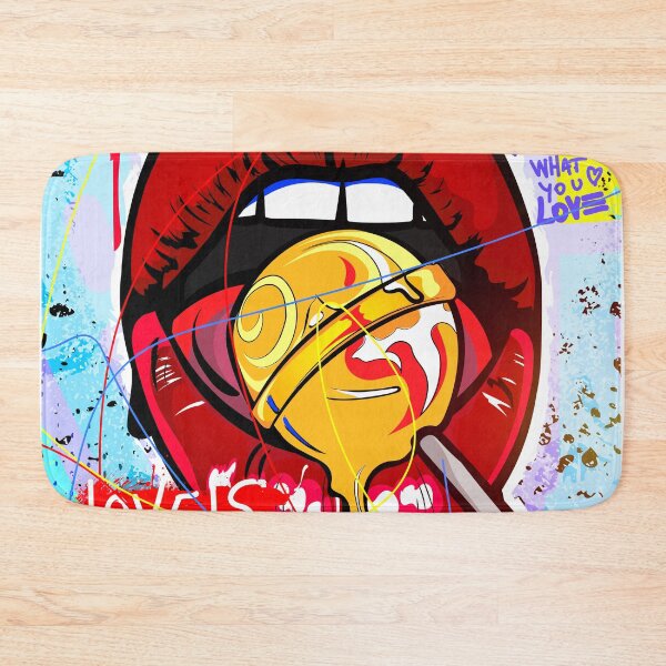 Item preview, Woman's Lips with Lollipop designed and sold by DonVivaldo.