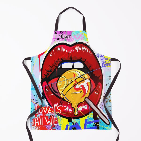Item preview, Woman's Lips with Lollipop designed and sold by DonVivaldo.