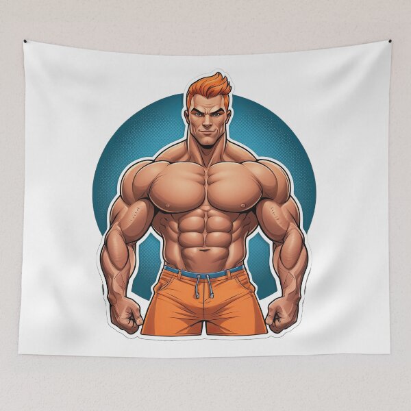 Item preview, New Series: Bodybuilder Sticker #11 designed and sold by ForeverPrintsOK.